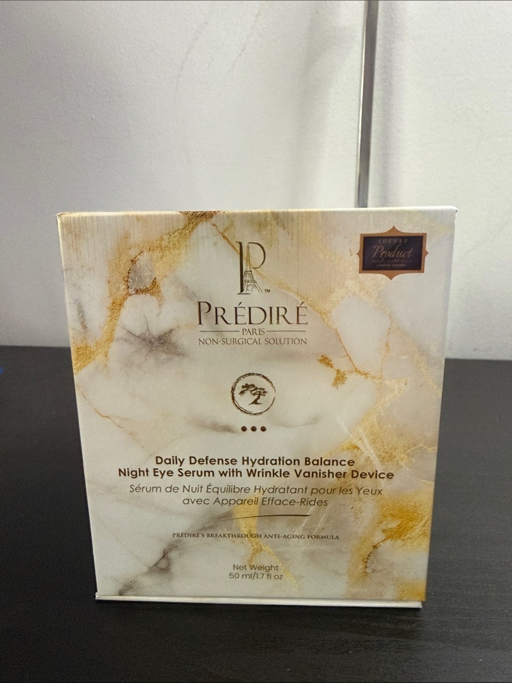 Daily Defense Hydration Balance Night Eye Serum - White & Gold